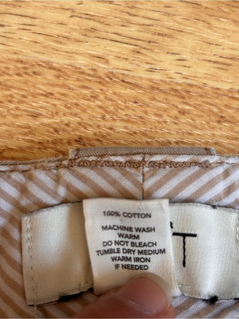 Ann Taylor Loft Women’s Chino Shorts Size Beige Tan w/Pockets Belt Loops Size 8 - Picture 6 of 7